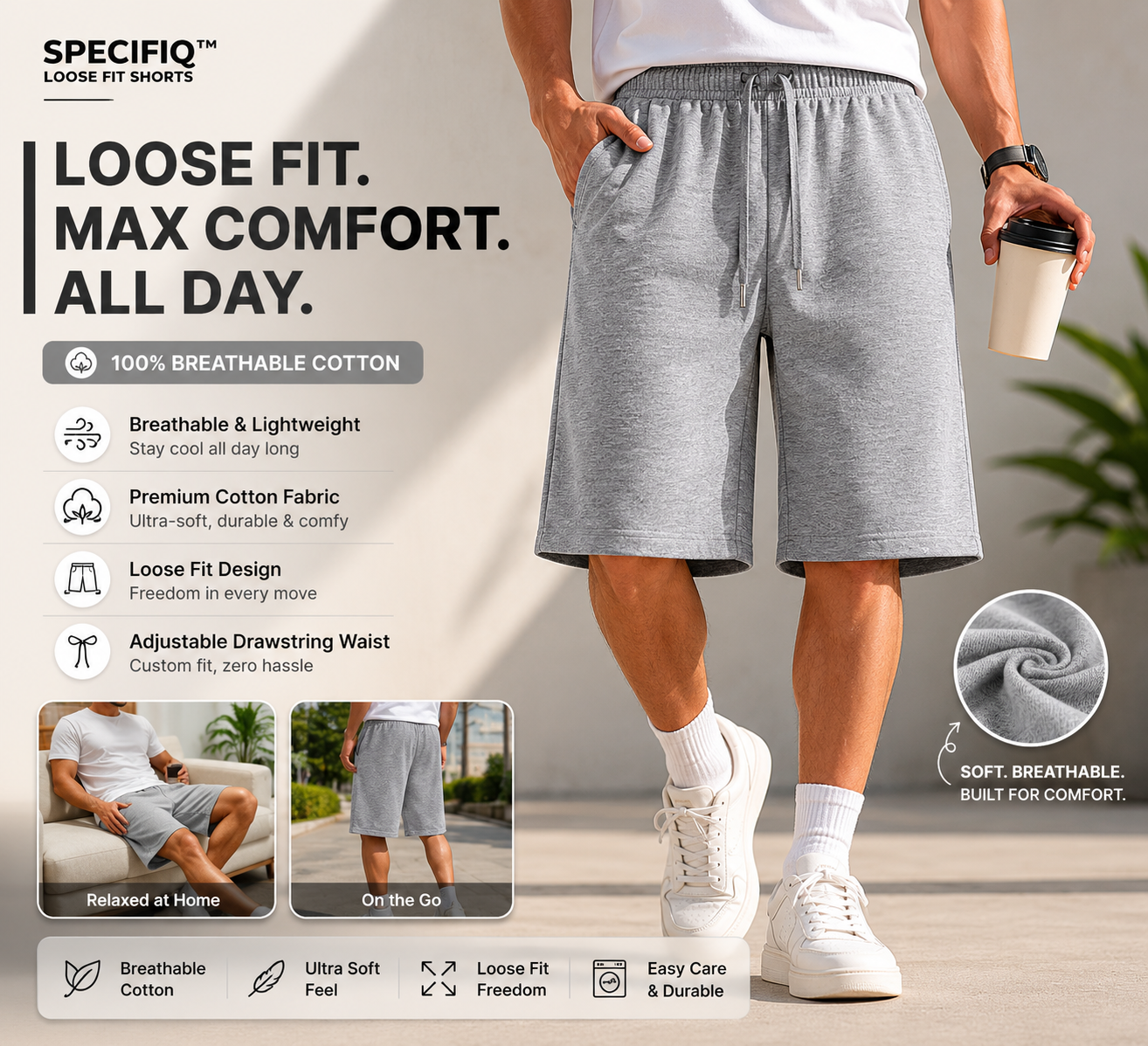 SPECIFIQ™ Loose Fit Shorts