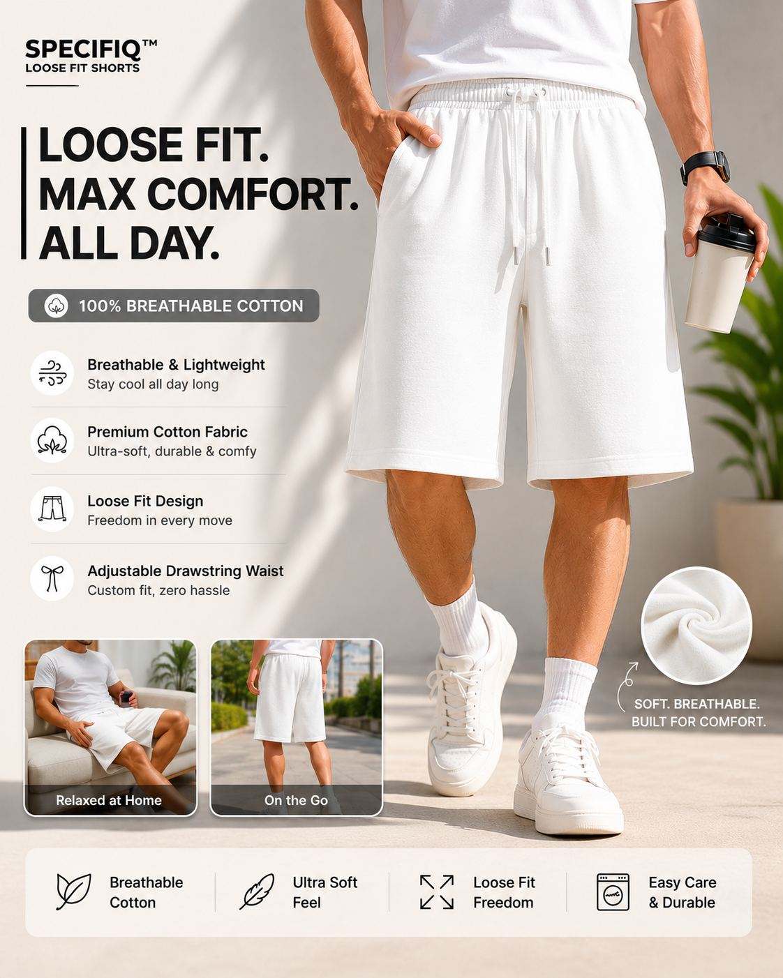 SPECIFIQ™ Loose Fit Shorts