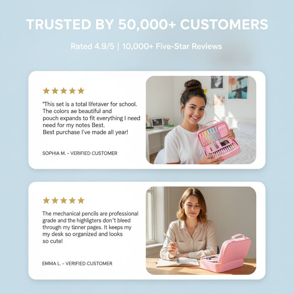Four Candies Stationery Set