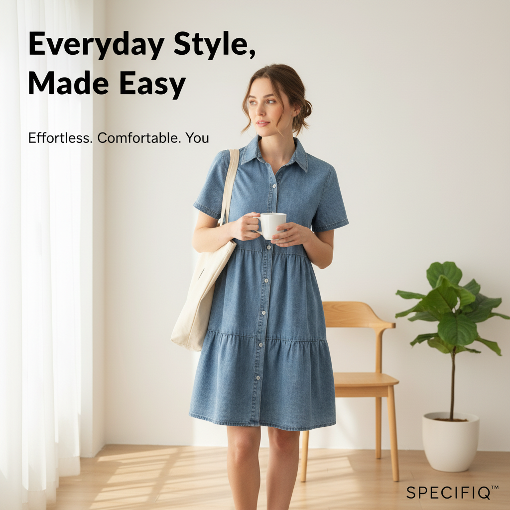 SPECIFIQ™ Denim Dress