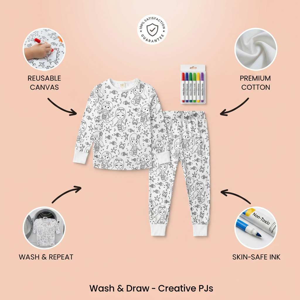 Wash & Draw - Creative PJs
