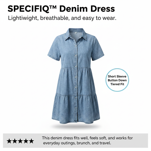 SPECIFIQ™ Denim Dress