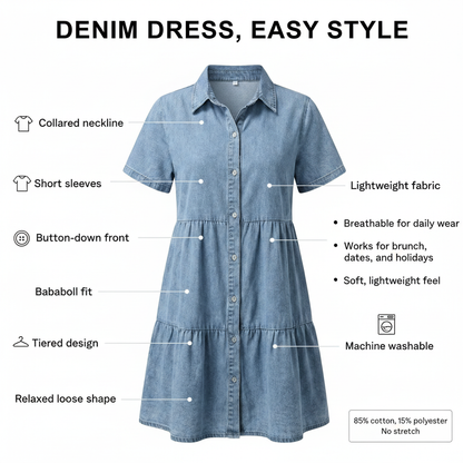 SPECIFIQ™ Denim Dress