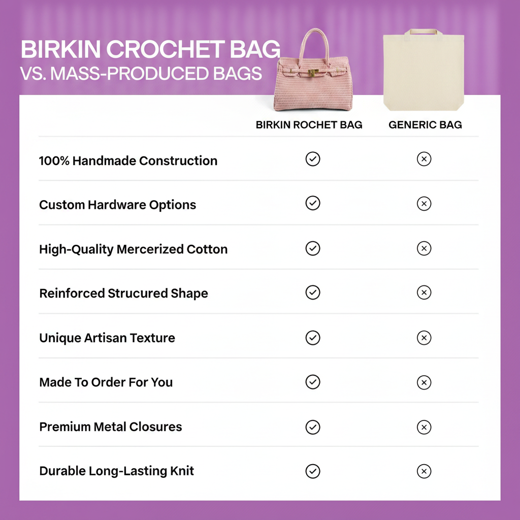 Birkin Handmade Crochet BAG