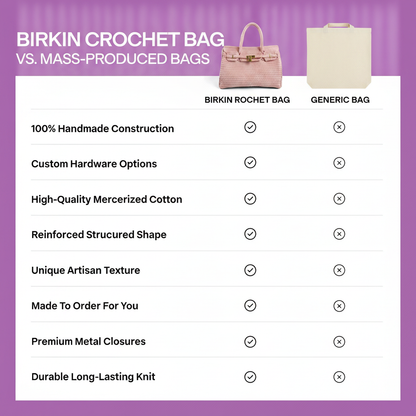 Birkin Handmade Crochet BAG