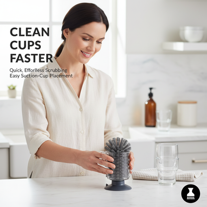 Bristle Brush With Suction Cup