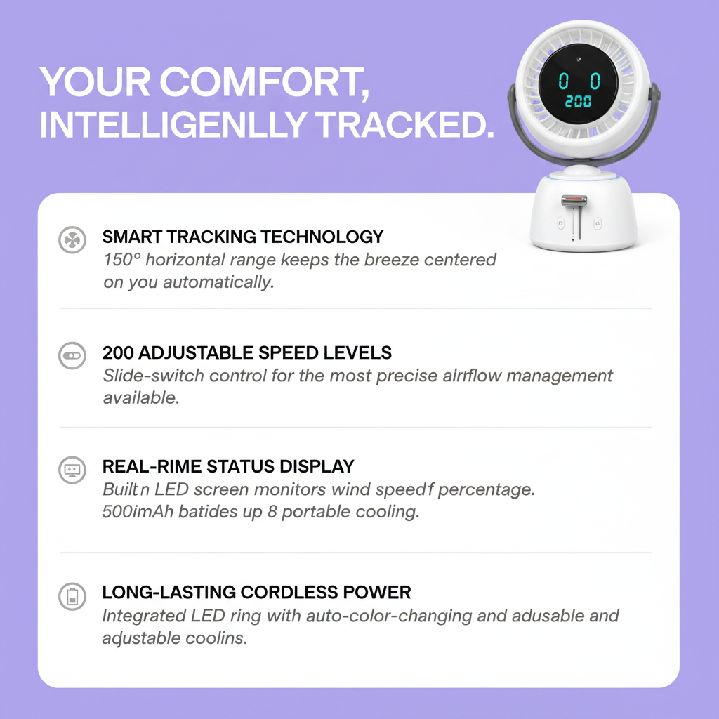 Orbito™ - AI Tracking Fan